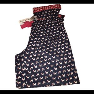 NWT Jane and Bleecker Pajama Pants POODLES APPLES